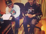 Royce Da 5’9″ and Big Sean in studio 26.04.2013