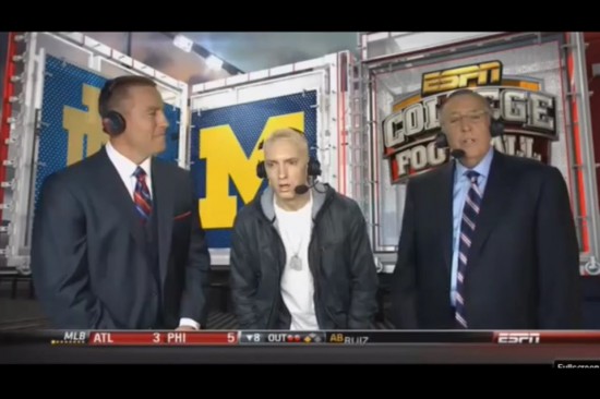 2013.09.08 - Eminem - Berzerk Music Video (Teaser) Prewiew on ESPN 1