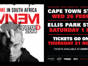 2013.11.17 Showtime Management announce Eminem 2014 Rapture tour South Africa