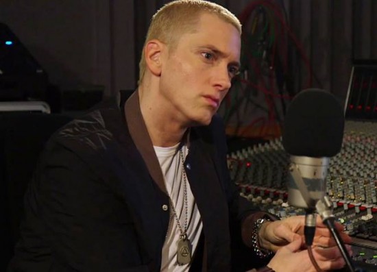 2013.11.21 - Eminem and Zane Lowe sit down for interview part 3 of 4