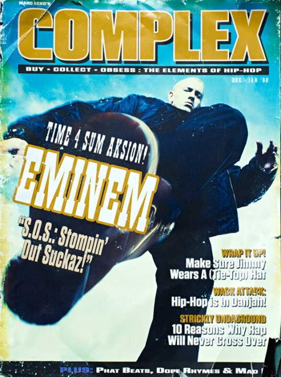Eminem на обложке декабрьского журнала Complex 2