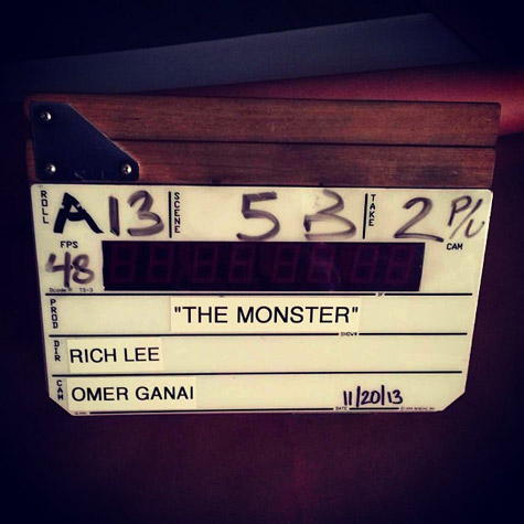 Eminem and Rihanna making The Monster video