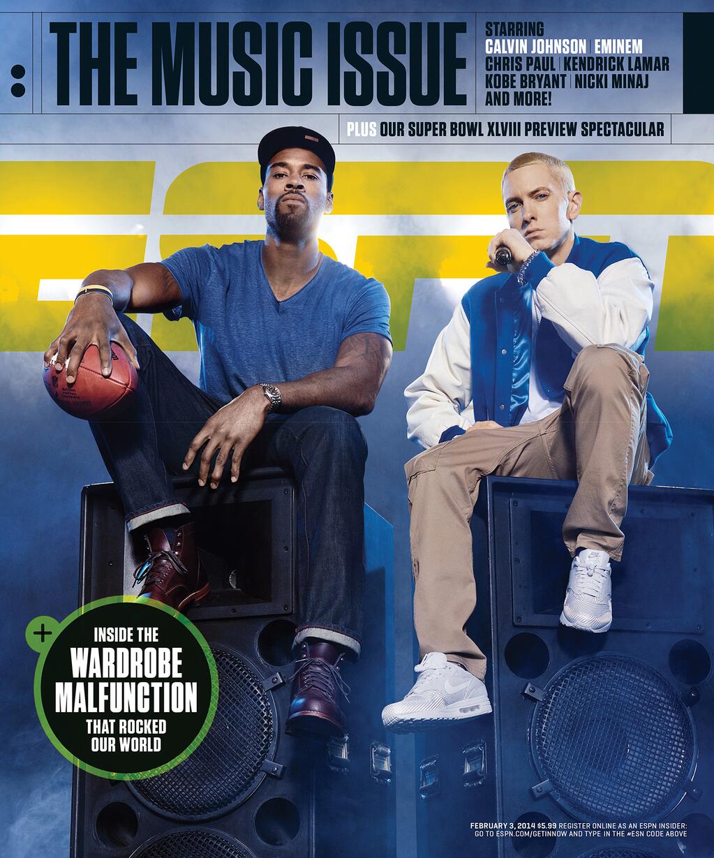2014.01.22 - Eminem ESPN Cover 2014