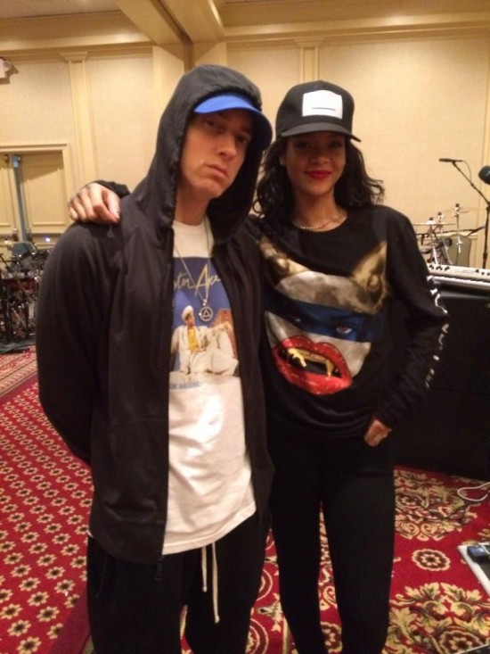 Eminem and Rihanna Rehearse for ‘The Monster Tour’