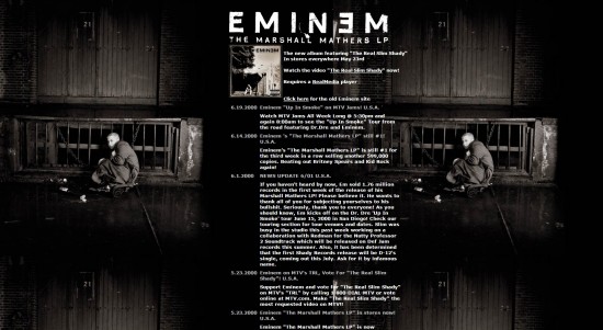 [#SR15] Part 2: Eminem.Com 2000
