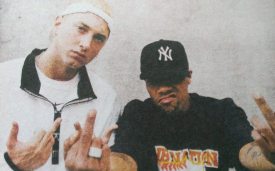 Eminem calls in to Redman on Shade 45