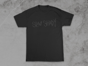 Slim Shady T-Shirt Black on Black