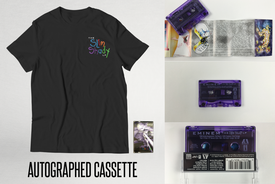 Available now: The Slim Shady LP Cassette (SIGNED)