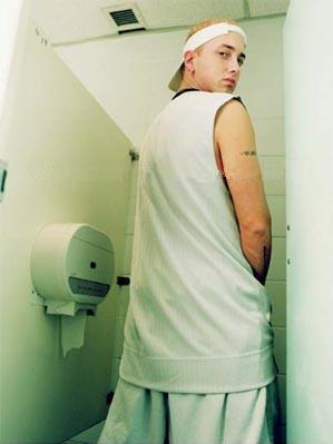 A tour of Eminem's bathroom from Griselda Records