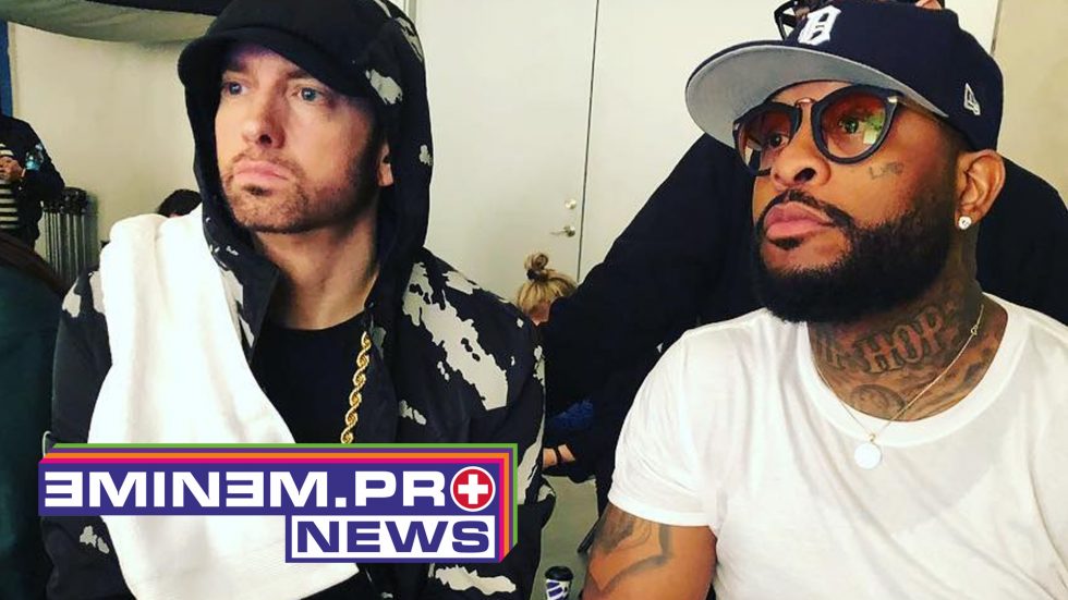 New collabo brought Eminem and Royce back to the studio. Are they shooting a Caterpillar video?