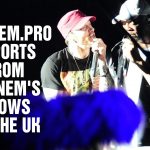 Eminem performs at Reading Festival