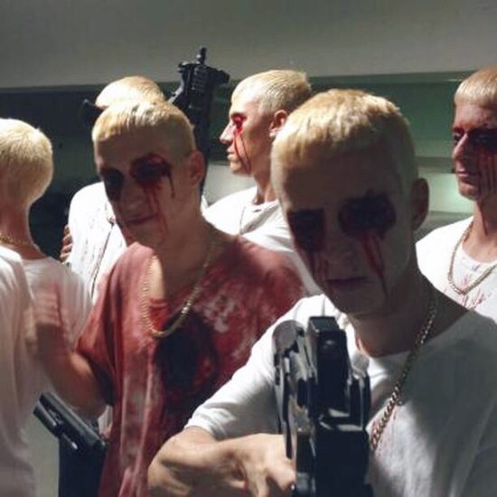 Behind the scenes of unreleased Pink’s video on her collab with Eminem “Revenge”