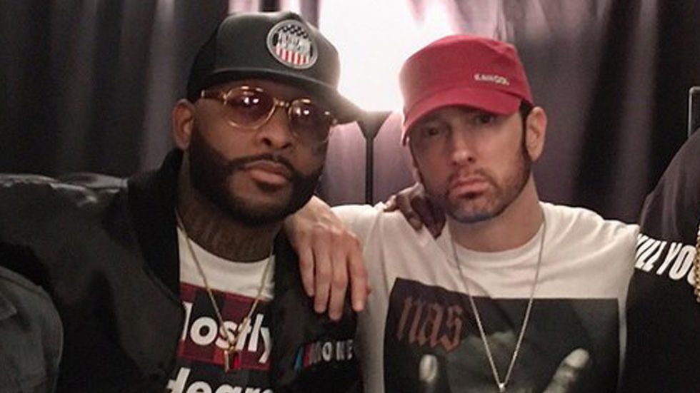 Eminem and Royce 5'9" single "Not Alike" off Kamikaze surpassed 100 million streams on Spotify