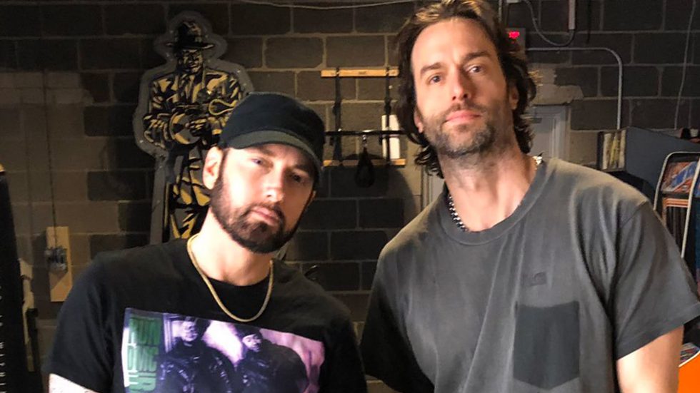2019.11.08 - Eminem and Chris D'Elia