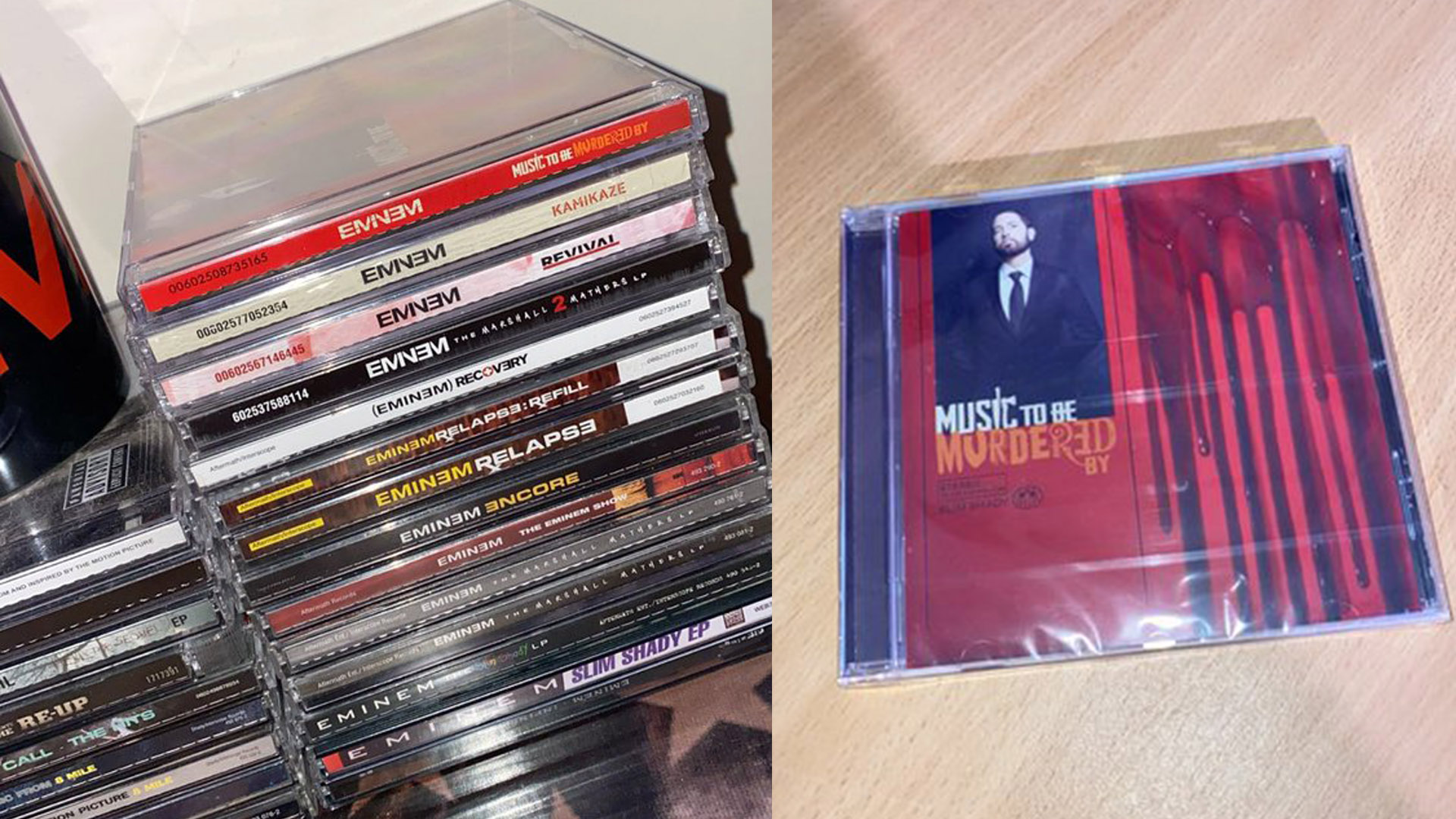 See Pictures of Eminem's “Music To Be Murdered By” Album CD And Booklet