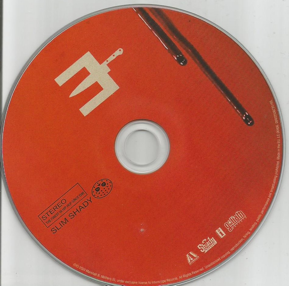 See Pictures of Eminem's “Music To Be Murdered By” Album CD And Booklet