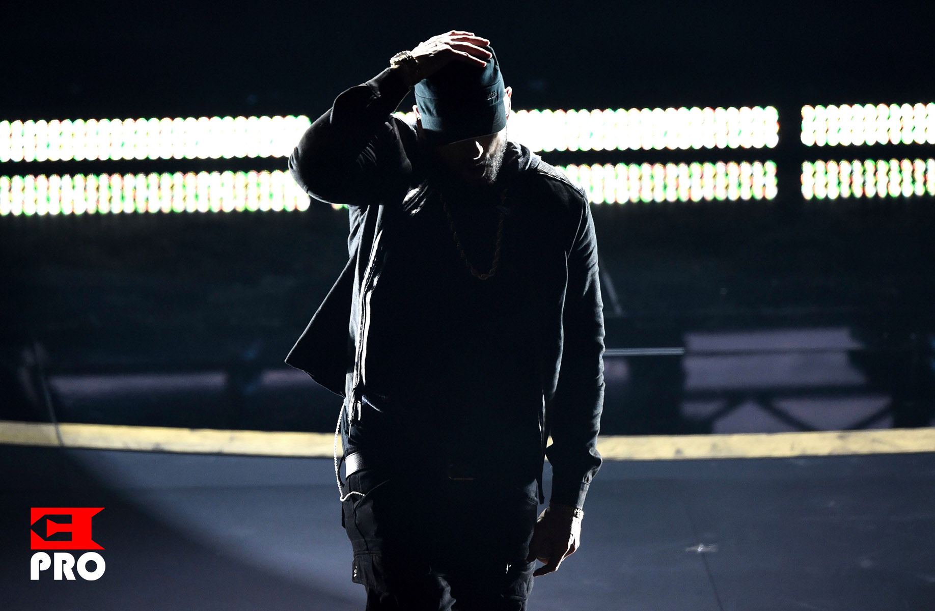 Mandatory Credit: Photo by Chris Pizzello/Invision/AP/REX/Shutterstock (10552565el) Eminem performs 