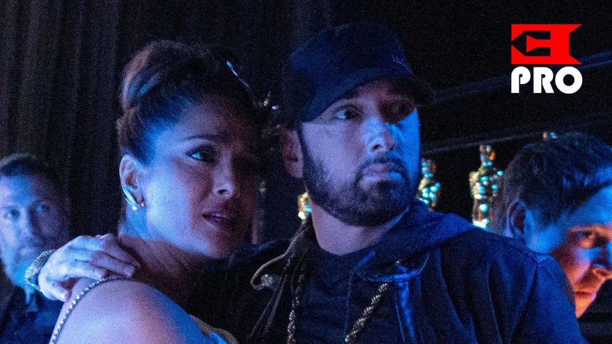 Eminem and Salma Hayek 92nd Annual Academy Awards, Backstage, Los Angeles, USA - 09 Feb 2020