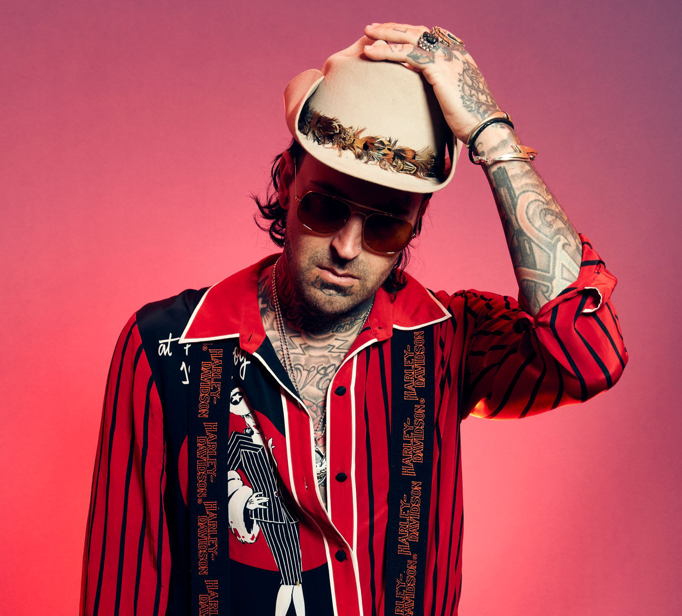 AUSTIN, TX - MARCH 10: Yelawolf of the film 'The Peanut Butter Falcon' poses for a portrait at the 2019 SXSW Film Festival Portrait Studio on March 10, 2019 in Austin, Texas. (Photo by Robby Klein/Contour by Getty Images)