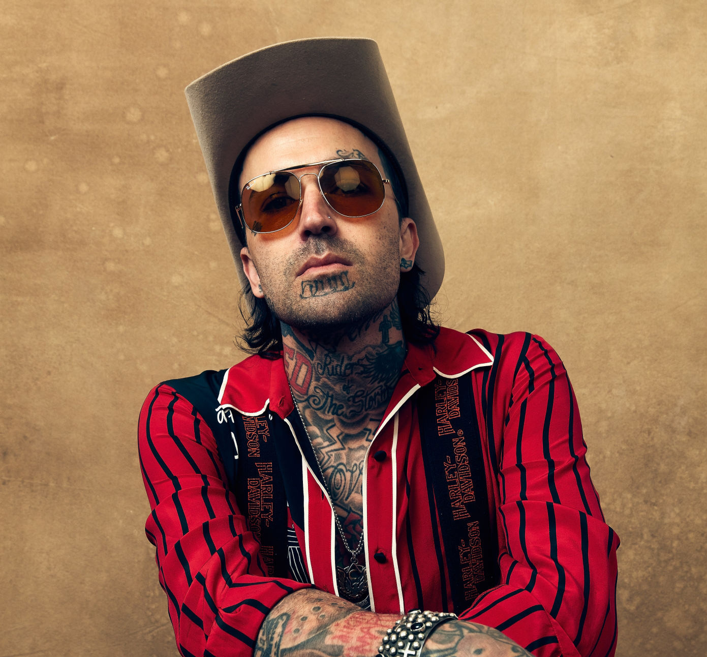 AUSTIN, TX - MARCH 10: Yelawolf of the film 'The Peanut Butter Falcon' poses for a portrait at the 2019 SXSW Film Festival Portrait Studio on March 10, 2019 in Austin, Texas. (Photo by Robby Klein/Contour by Getty Images)