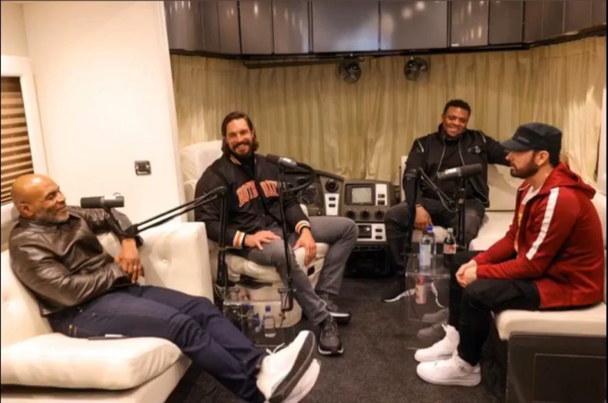 Watch The Full Episode Of Mike Tyson's Hotboxin Podcast with Eminem