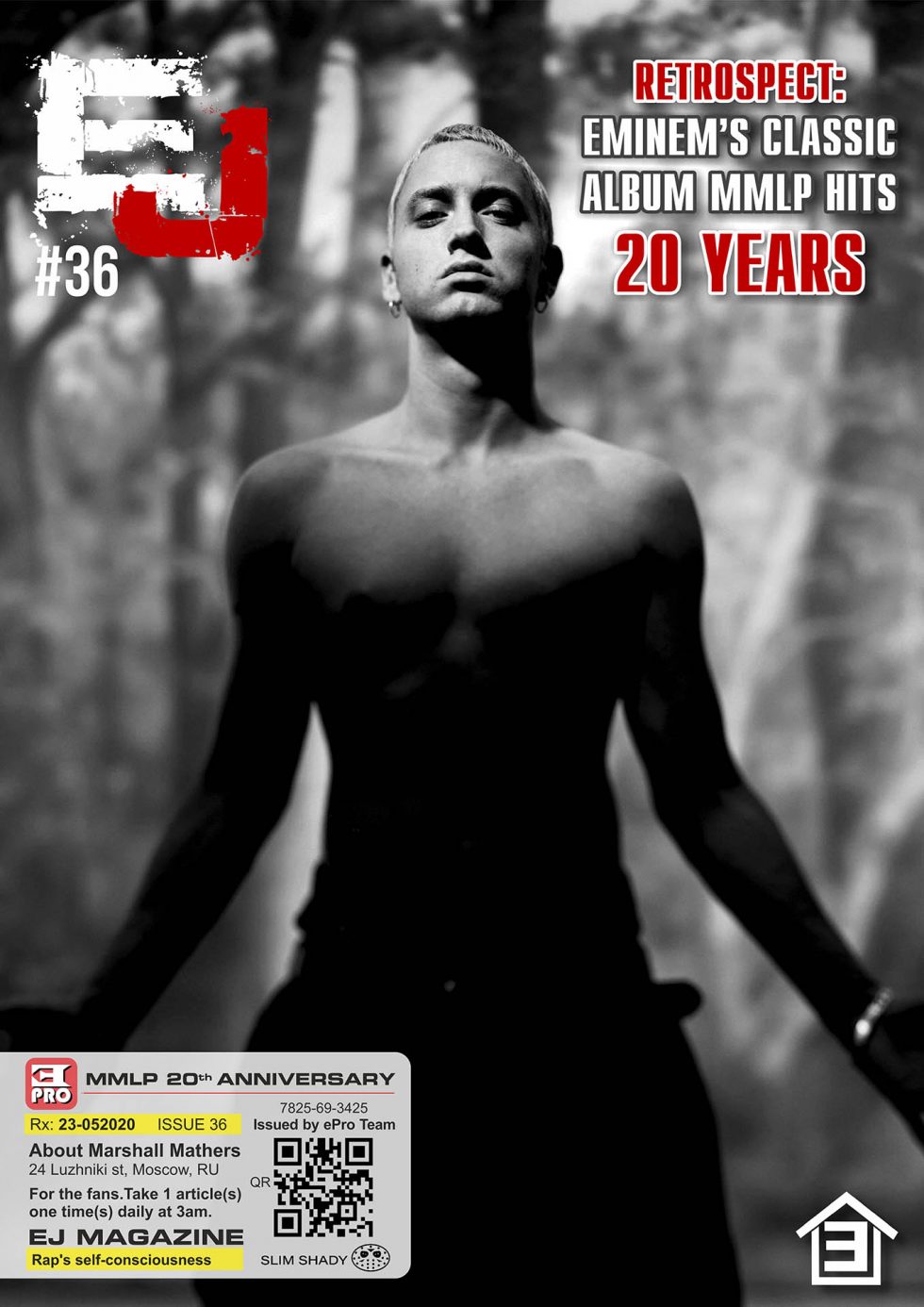 Today Eminem’s Classic Album MMLP Turns 20 Years! A Special Edition Of EJ Magazine Is Available Now