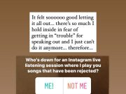 Skylar rejection IG story 12