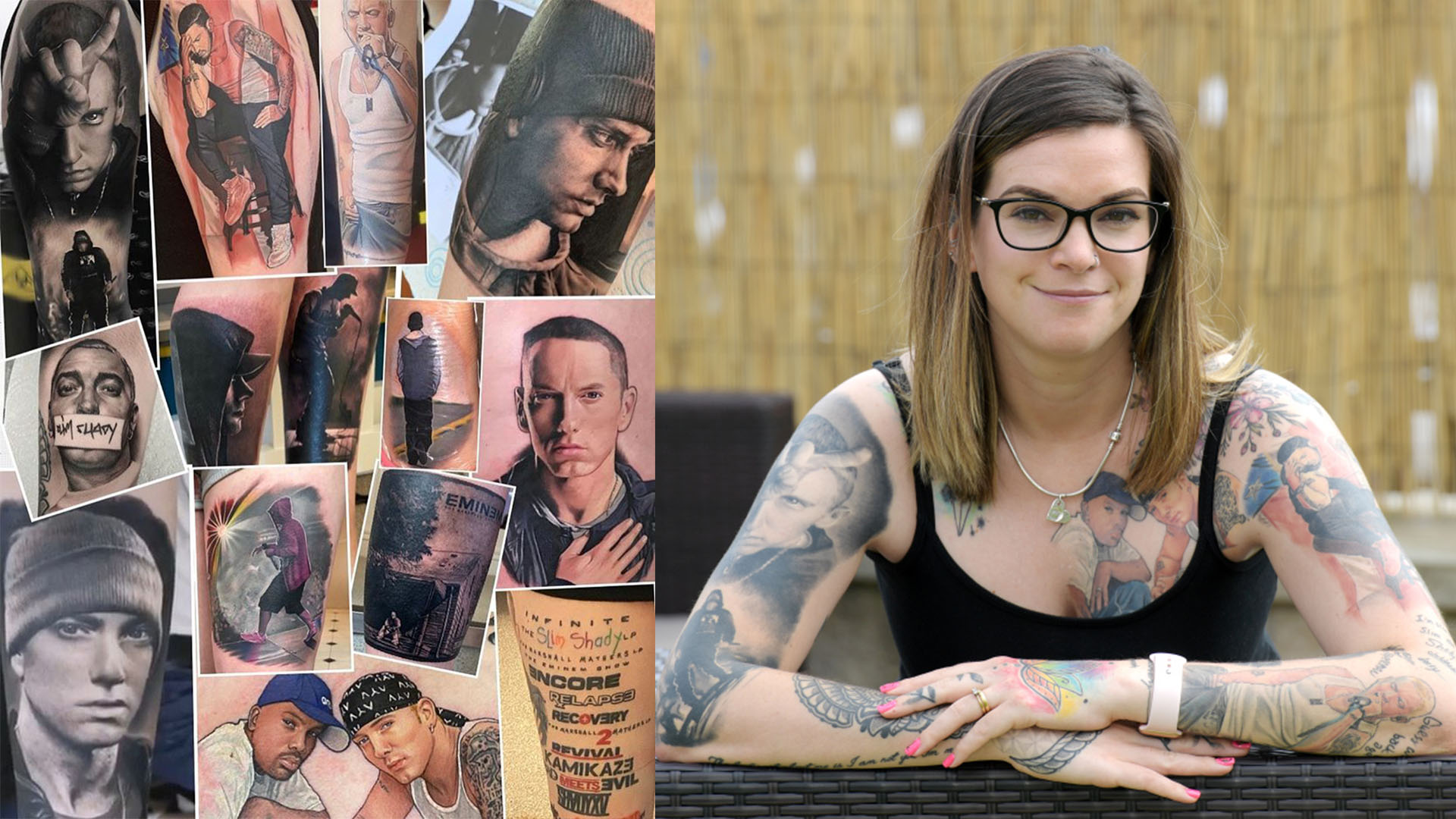 Eminem fan sets record for having the most tattoos of the same musician