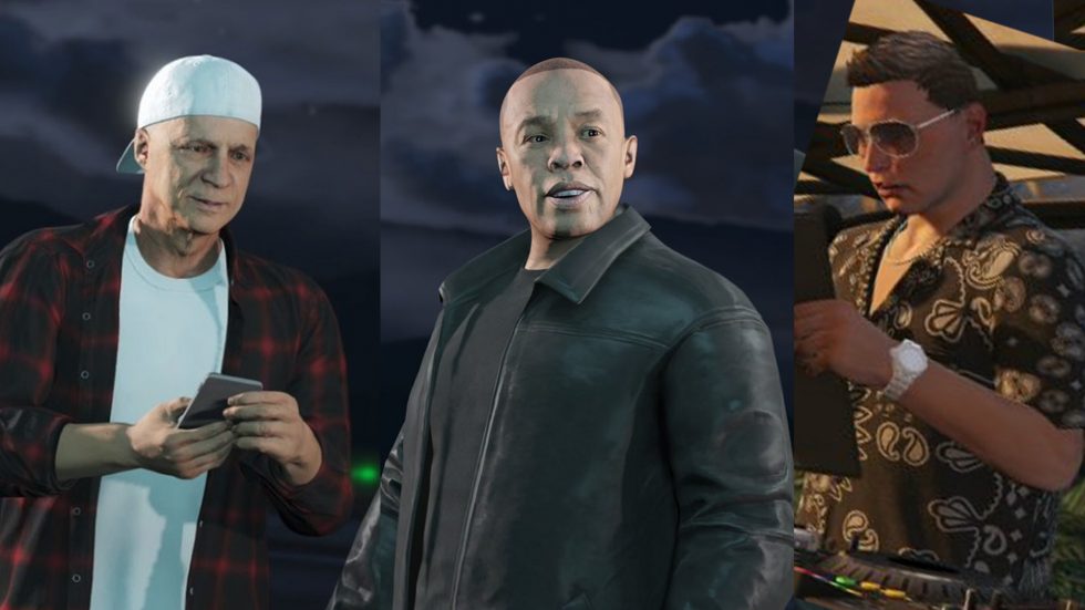 Dr. Dre, Jimmy Iovine, Scott Storch & DJ Pooh Cameo in GTA 5: The Cayo Perico Heist [Full Video]