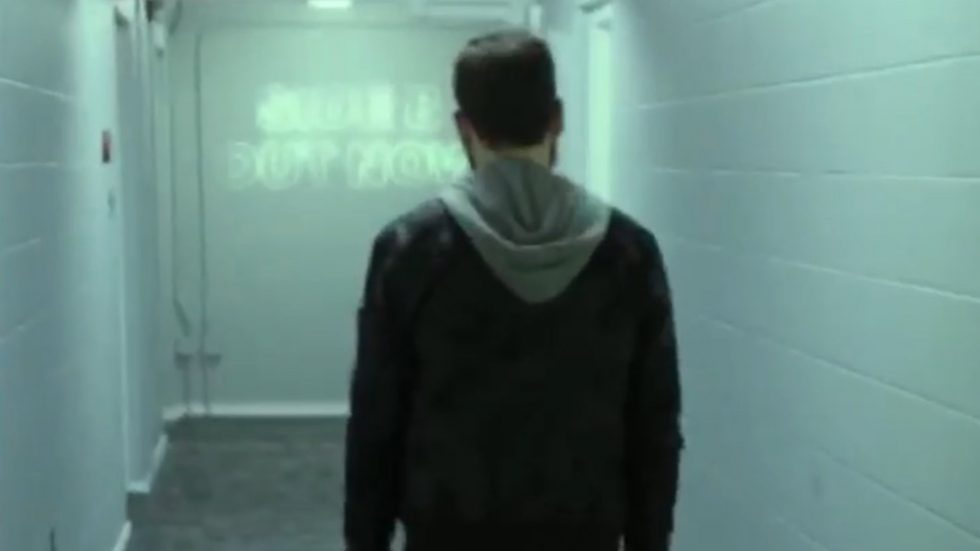Eminem's 'Higher' Music Video Teaser (& 'MTBMB Side B' CD Advertising)