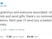 Zayn Malik Grammy tweet