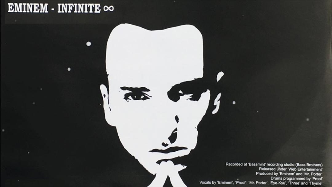 1996 Eminem Signed, Factory-Sealed Infinite Vinyl Record - Debut