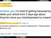 Fans of Eminem Fan, Who Dropped £100,000 on NFT, Hate Eminem Fans