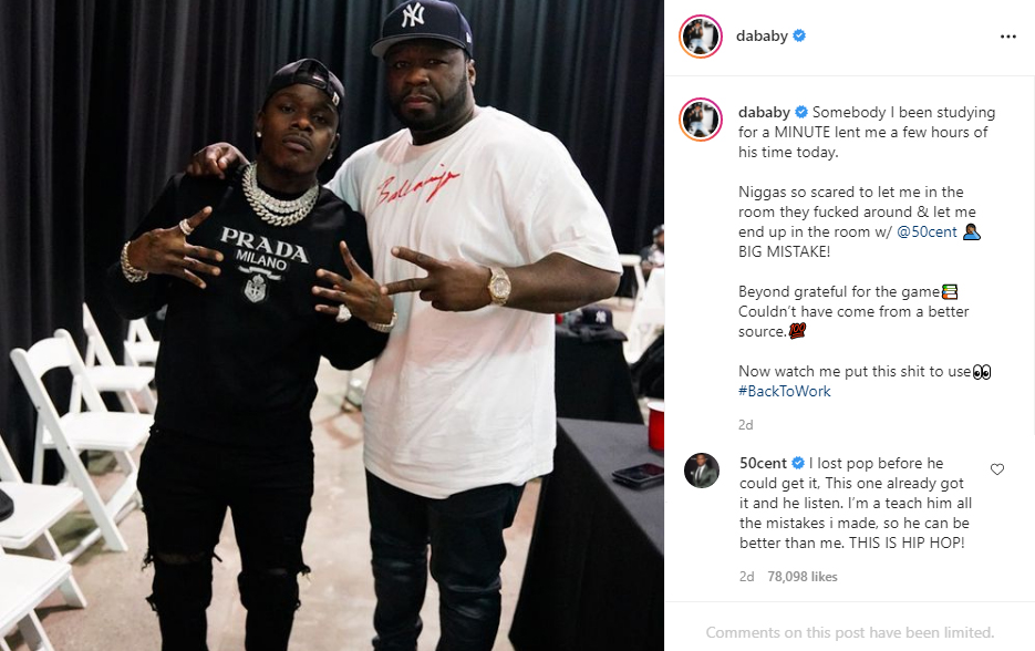 DailyRapFacts on X: DaBaby says he's on the same level as Eminem