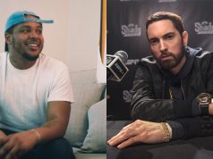 Eminem Promotes New GRIP’s Project