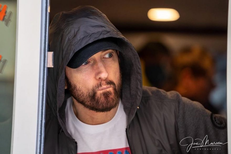 Eminem Treats Fans With Spaghetti In His New Mom's Spaghetti Diner