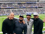 Dr. Dre Enjoys Time Off Studio Dancing At Rams Game