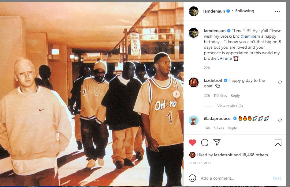 Friends And Colleagues Send Birthday Wishes to Eminem