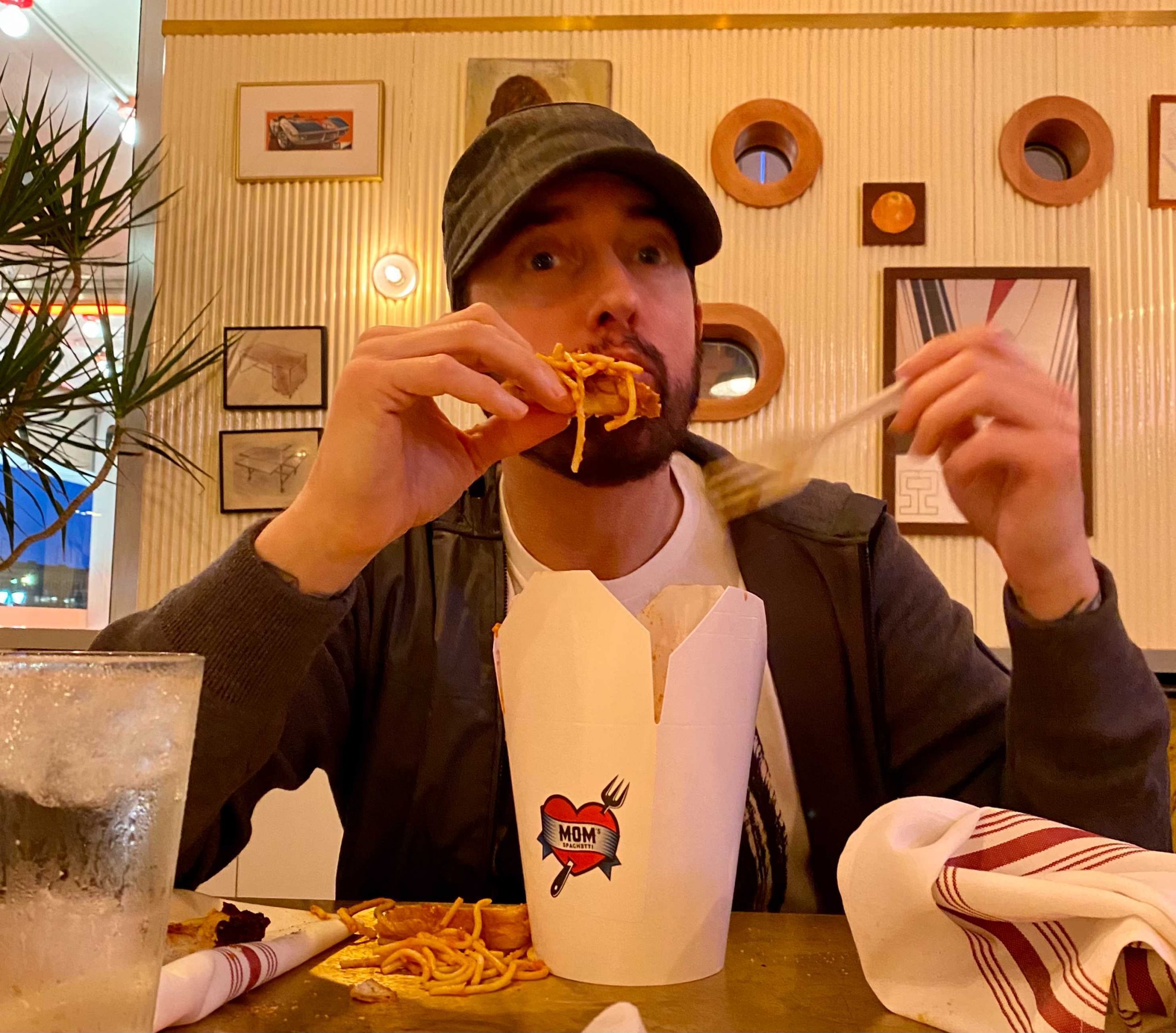 Eminem Showed Up At His Mom’s Spaghetti Restaurant