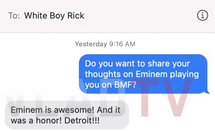 White Boy Rick Appreciates Eminem Playing Him on Fifty's BMF