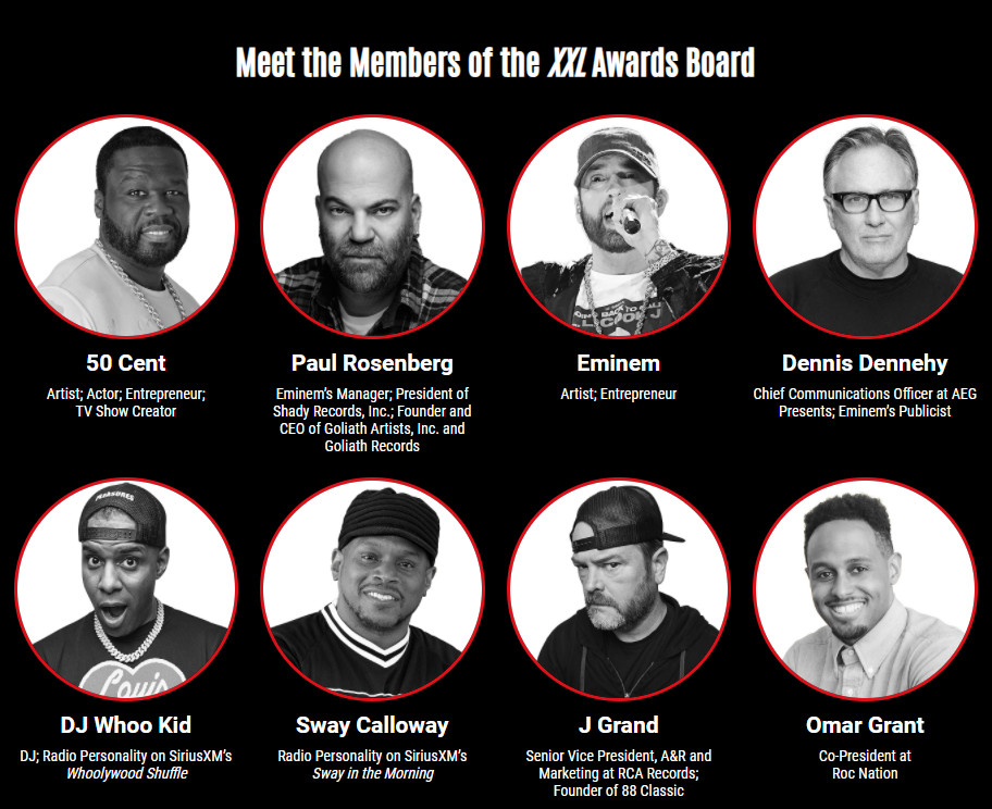 Eminem and His Team Are On XXL Awards Board This Year