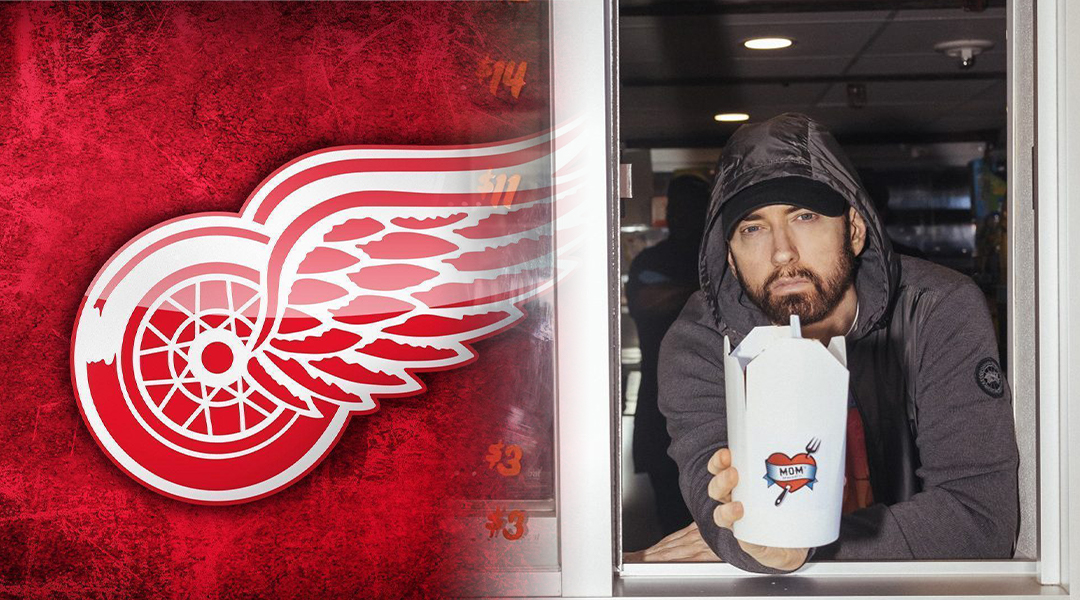 Commentator Shouts Out to Eminem During Detroit Red Wings Game 