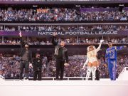 Dr. Dre Kendrick Lamar Eminem, Super Bowl 2022. Photo by Jeremy Deputat