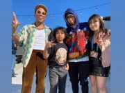 Anderson .Paak his family and Eminem, Super Bowl 2022. Photo by Jeremy Deputat