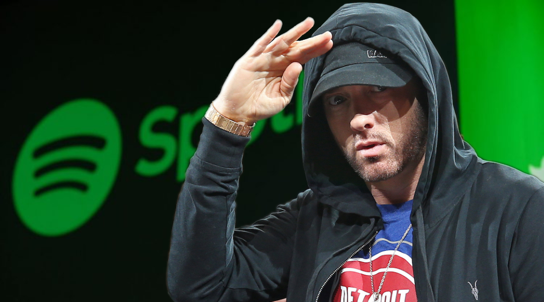 Новый трек эминема 2024. Eminem Spotify. Эминем 2022. Спотифай Eminem. Эминем 2023.