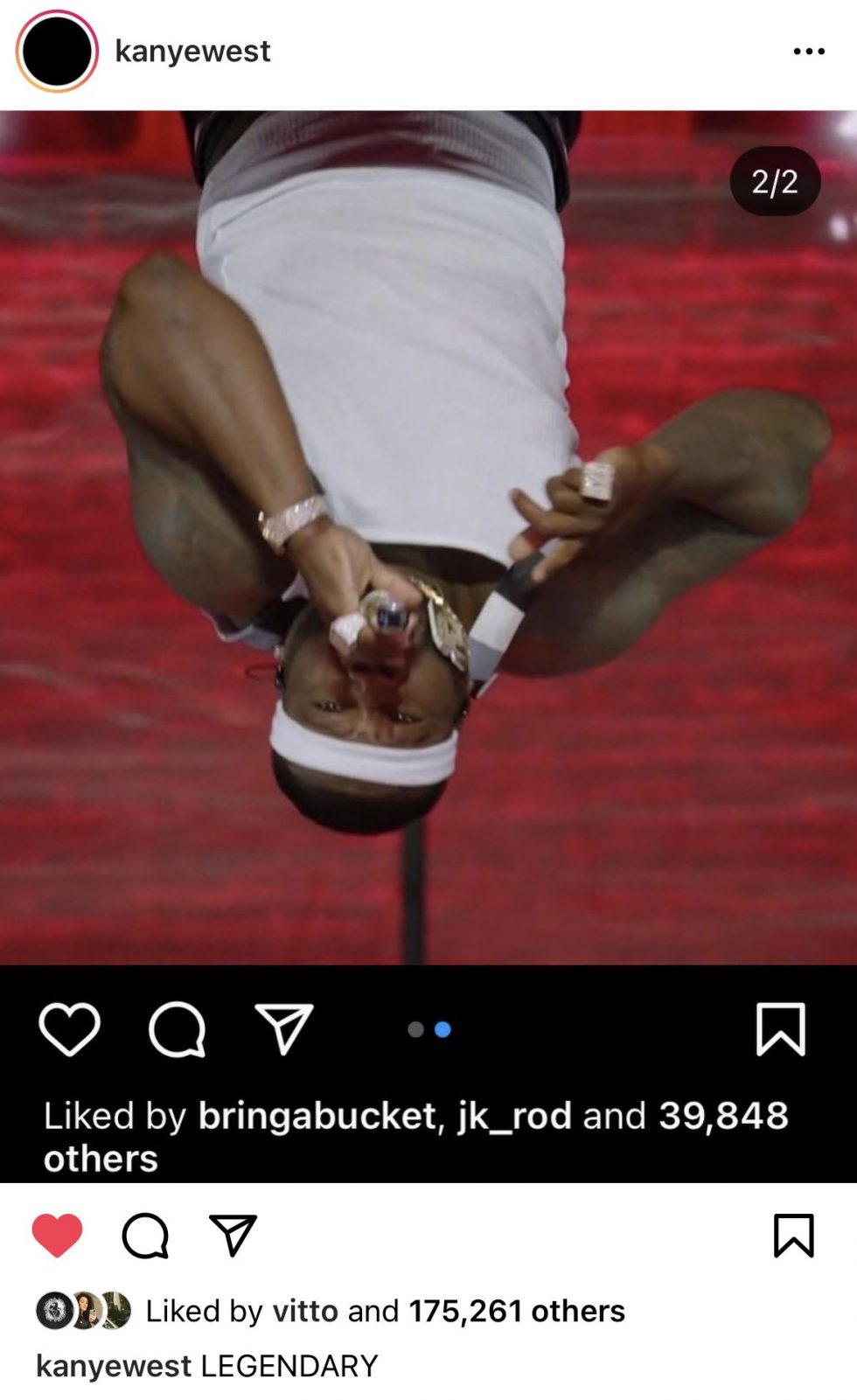 Video: Eminem takes a knee, 50 Cent hangs upside down at Super