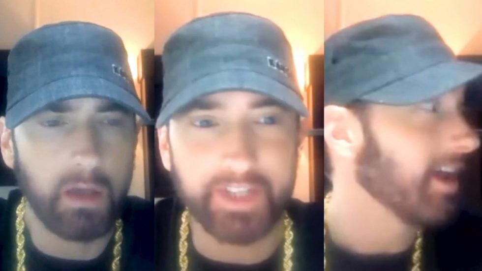 Eminem Talks About Being Nervous for Super Bowl LVI Halftime Show and Praises Kendrick Lamar