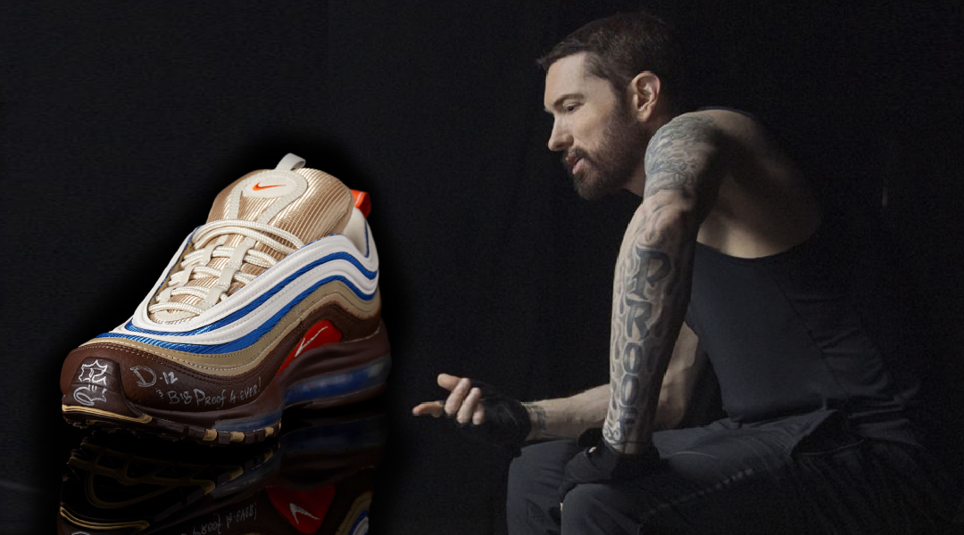 Eminem Berserk Music Video Worn Collectors Nike Air Max Sneakers Trainers  Shoes