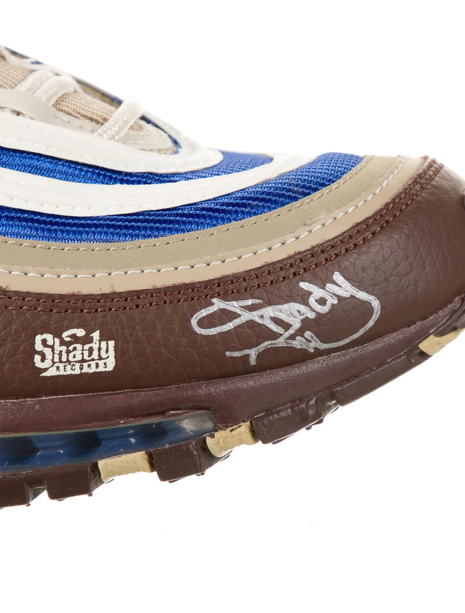 A Complete History of Eminems Signature Sneakers - Charity Nike Air Max 95  by Paul Rosenberg “Goliath” – 2006