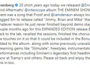 Eminem Went Back to Studio to Finish Song For “The Eminem Show” Expanded Edition